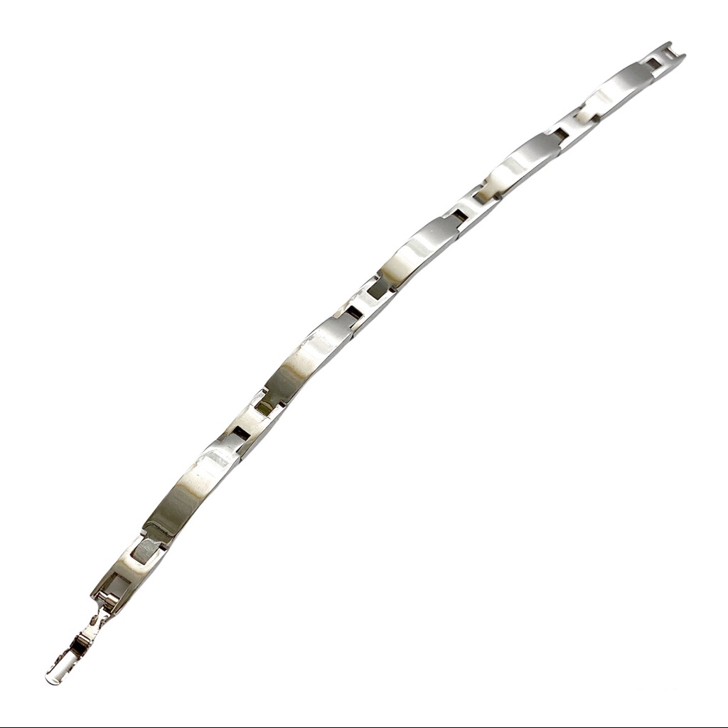 Vintage Avon Unisex Bracelet  Silver Plated Bar Link Bracelet